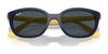Ray-Ban RY1632C Clip-On Sunglasses / Azzurre & Rubber Azzurre №750971 / Dark Green (3N 14.3%) / Size 46