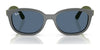 Ray-Ban RY1632C Clip-On Sunglasses / Azzurre & Rubber Azzurre №750971 / Dark Green (3N 14.3%) / Size 46