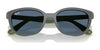 Ray-Ban RY1632C Clip-On Sunglasses / Azzurre & Rubber Azzurre №750971 / Dark Green (3N 14.3%) / Size 46