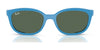 Ray-Ban RY1632C Clip-On Sunglasses / Azzurre & Rubber Azzurre №750971 / Dark Green (3N 14.3%) / Size 46