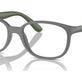 Dark Grey On Green №3964