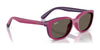 Ray-Ban RY1632FC Clip-On Sunglasses | Size 48 / Dark Blue On Rubber Yellow №393787 / Dark Grey (3N 12.9%)