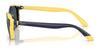Ray-Ban RY1632FC Clip-On Sunglasses | Size 48 / Dark Blue On Rubber Yellow №393787 / Dark Grey (3N 12.9%)