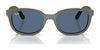 Ray-Ban RY1632FC Clip-On Sunglasses | Size 48 / Dark Blue On Rubber Yellow №393787 / Dark Grey (3N 12.9%)