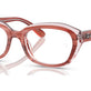 Striped Pink On Transparent Pink №3988