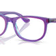 Transparent Violet & Light Blue №3997