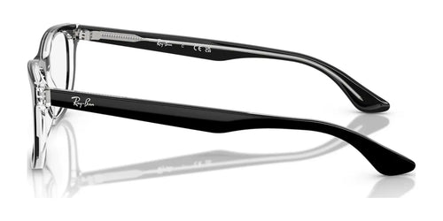 Ray-Ban RY1642F Eyeglasses / Size 48 / Transparent Blue & Green №3996