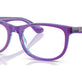 Transparent Violet & Light Blue №3997