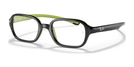 Ray-Ban RY9074V Eyeglasses Black On Green / Clear