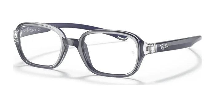 Ray-Ban RY9074VF Eyeglasses | Size 47 / Transparent On Blue №3881