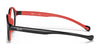 Ray-Ban RY9075VF Eyeglasses | Size 46 / Black On Red №3876