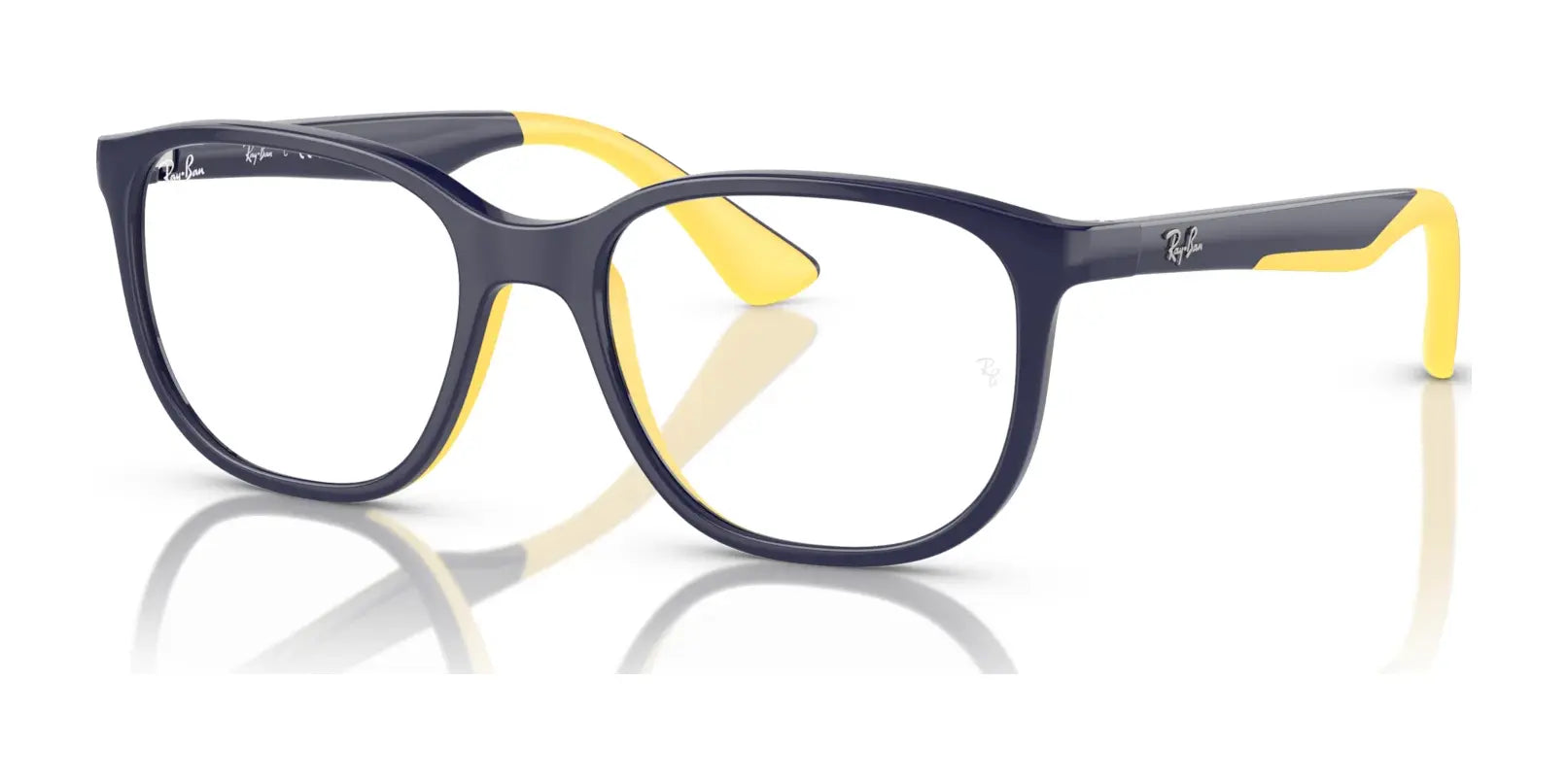 Ray-Ban RY9078V Eyeglasses Dark Blue On Yellow / Clear