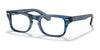 Ray-Ban JUNIOR BURBANK RY9083V Eyeglasses / Striped Blue №3848 / Size 43