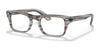 Ray-Ban JUNIOR BURBANK RY9083V Eyeglasses / Striped Grey №3850 / Size 43