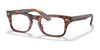 Ray-Ban JUNIOR BURBANK RY9083V Eyeglasses / Striped Havana №3888 / Size 41