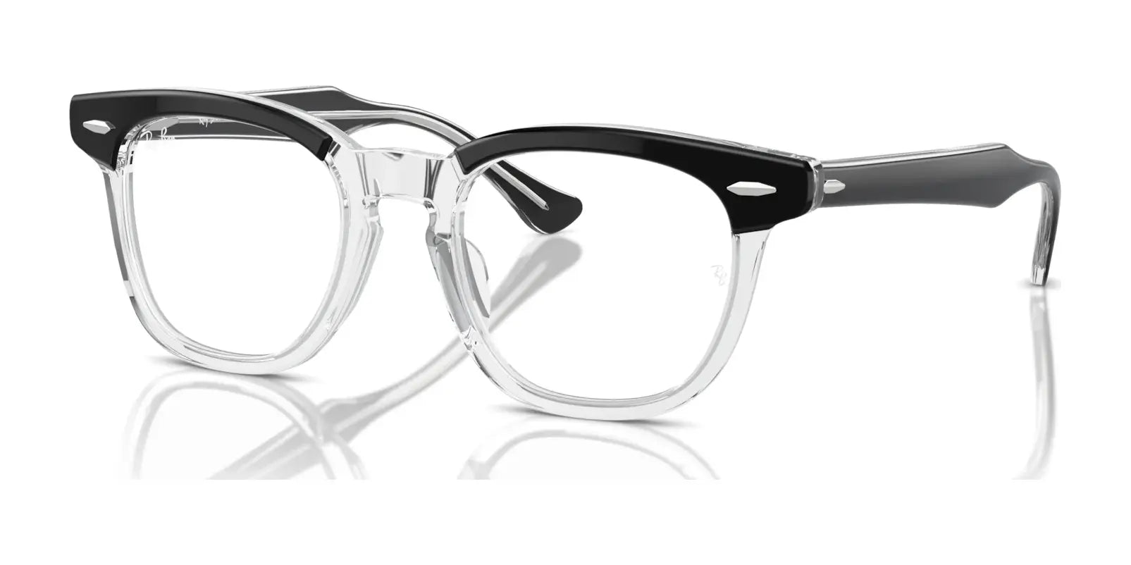 Ray-Ban RY9098V Eyeglasses Black On Transparent / Clear