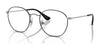 Ray-Ban JUNIOR ROB RY9572V Eyeglasses / Black On Silver №4064 / Size 46