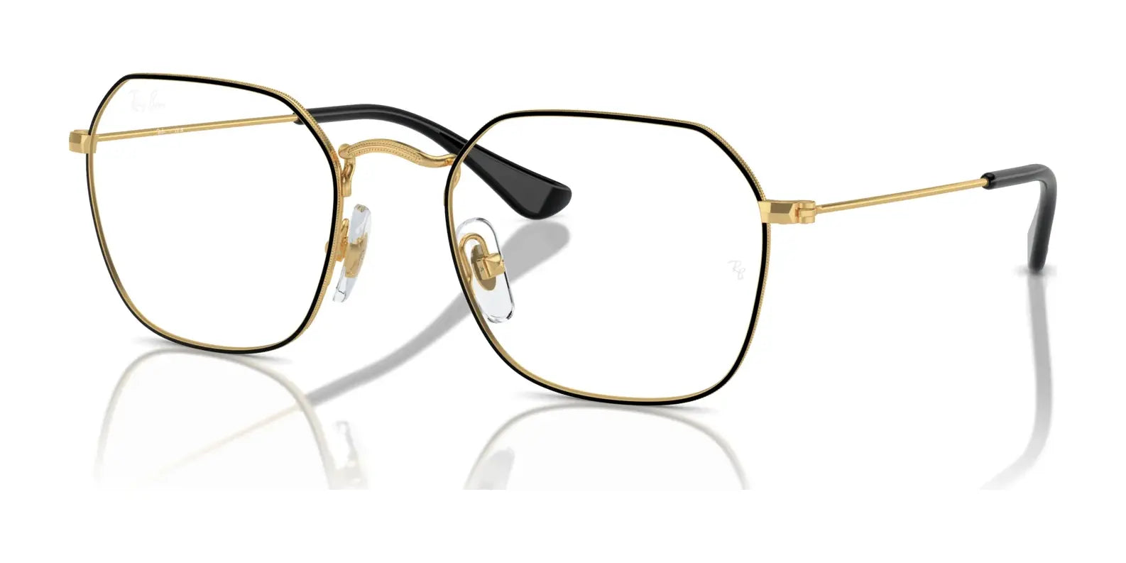 Ray-Ban RY9594V Eyeglasses Black On Gold / Clear