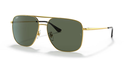 Ray-Ban RB3679D Sunglasses Gold / Green Classic G-15