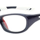 Shiny Navy/White