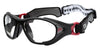 Rec Specs HELMET SPEX XL Sports Glasses | Size 58 / Matte Black Crimson