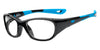 Rec Specs REPLAY XL Sports Glasses | Size 55 / Shiny Black/Cyan