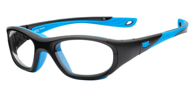 Rec Specs RS-40 Sports Glasses Matte Black / Cyan