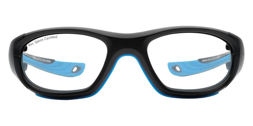 Rec Specs RS-40 Sports Glasses / Matte Black/Cyan / Size 49