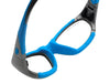 Rec Specs RS-40 Sports Glasses / Matte Black/Cyan / Size 49