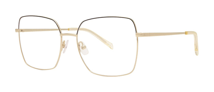 Red Rose Allori Eyeglasses / Black / Gold / Size 52