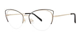 Red Rose ANDRIA Eyeglasses Black / Gold