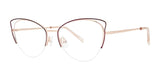 Red Rose ANDRIA Eyeglasses Plum / Rose Gold