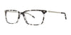 Red Rose BOSSOLI Eyeglasses | Size 56 / Black Tokyo/Silver