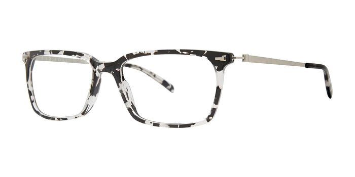 Red Rose BOSSOLI Eyeglasses | Size 56 / Black Tokyo / Silver