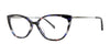 Red Rose CASERTA Eyeglasses | Size 54 / Navy Tortoise/Gunmetal