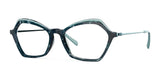 Red Rose CASSINA Eyeglasses Teal Shell