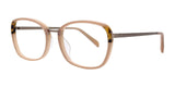 Red Rose CENTRALE Eyeglasses Peach Tortoise