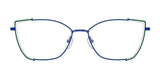 Red Rose DOMENICA Eyeglasses Blue Green