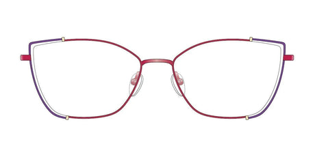 Red Rose DOMENICA Eyeglasses Red Purple Punch