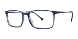 Red Rose FANO Eyeglasses Navy Demi