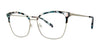 Red Rose FIRENZE Eyeglasses | Size 53 / Teal Tortoise/Silver