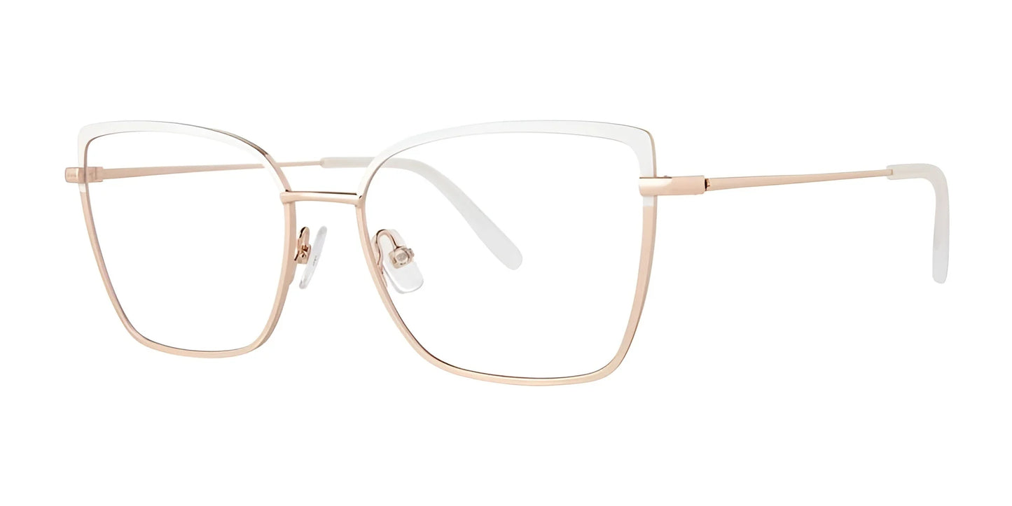 Red Rose GARDA Eyeglasses White Rose Gold