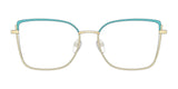 Red Rose GIOVANNA Eyeglasses Aqua Gold