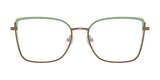 Red Rose GIOVANNA Eyeglasses Copper Leaf