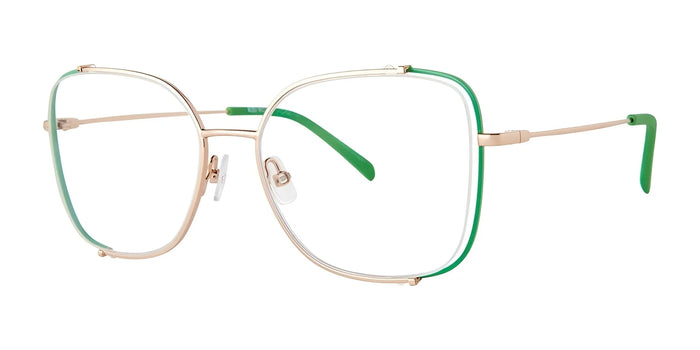 Red Rose ISOIA Eyeglasses | Size 53 / Green Rose Gold