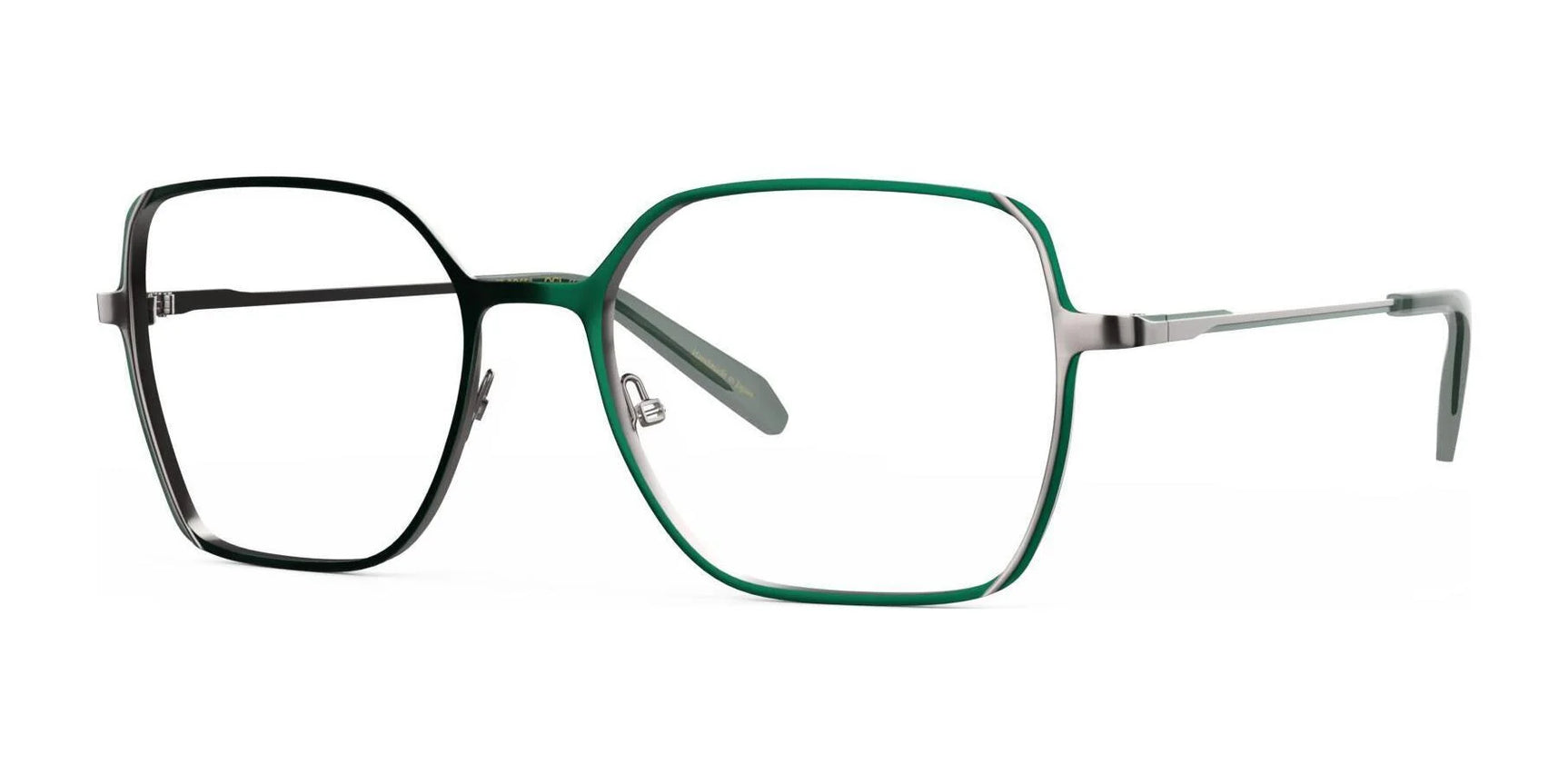 Red Rose LAMBRATE Eyeglasses Matte Green Gunmetal