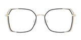 Red Rose LECCO Eyeglasses Black Gold