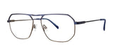 Red Rose LUCCA Eyeglasses Blue Grey