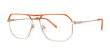 Red Rose LUCCA Eyeglasses Orange Rose Gold