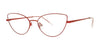 Red Rose MAGGI Eyeglasses | Size 52 / Lipstick Red
